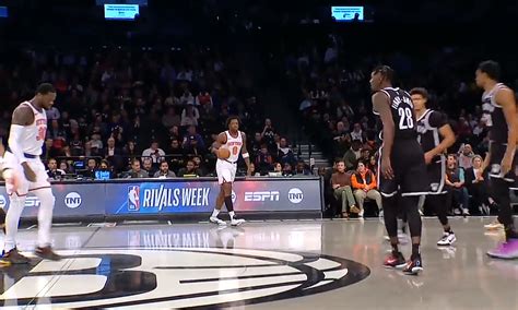 KNICKS at NETS .